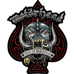 Motörhead Aces High サイン入り Amazon.com: Motorhead Ace of Spades Playing Card Patch